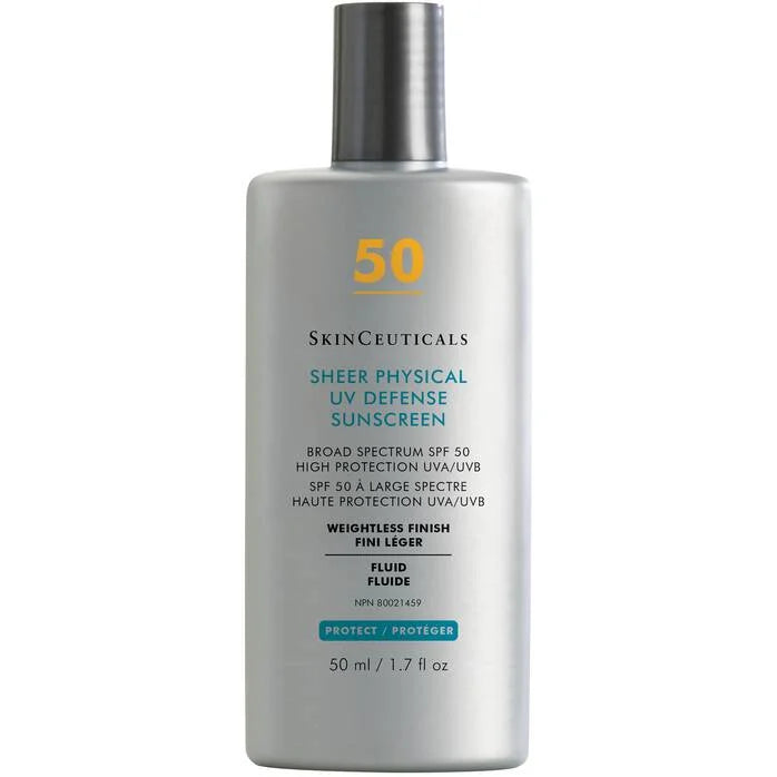 Crème solaire transparente à protection UV physique SPF 50