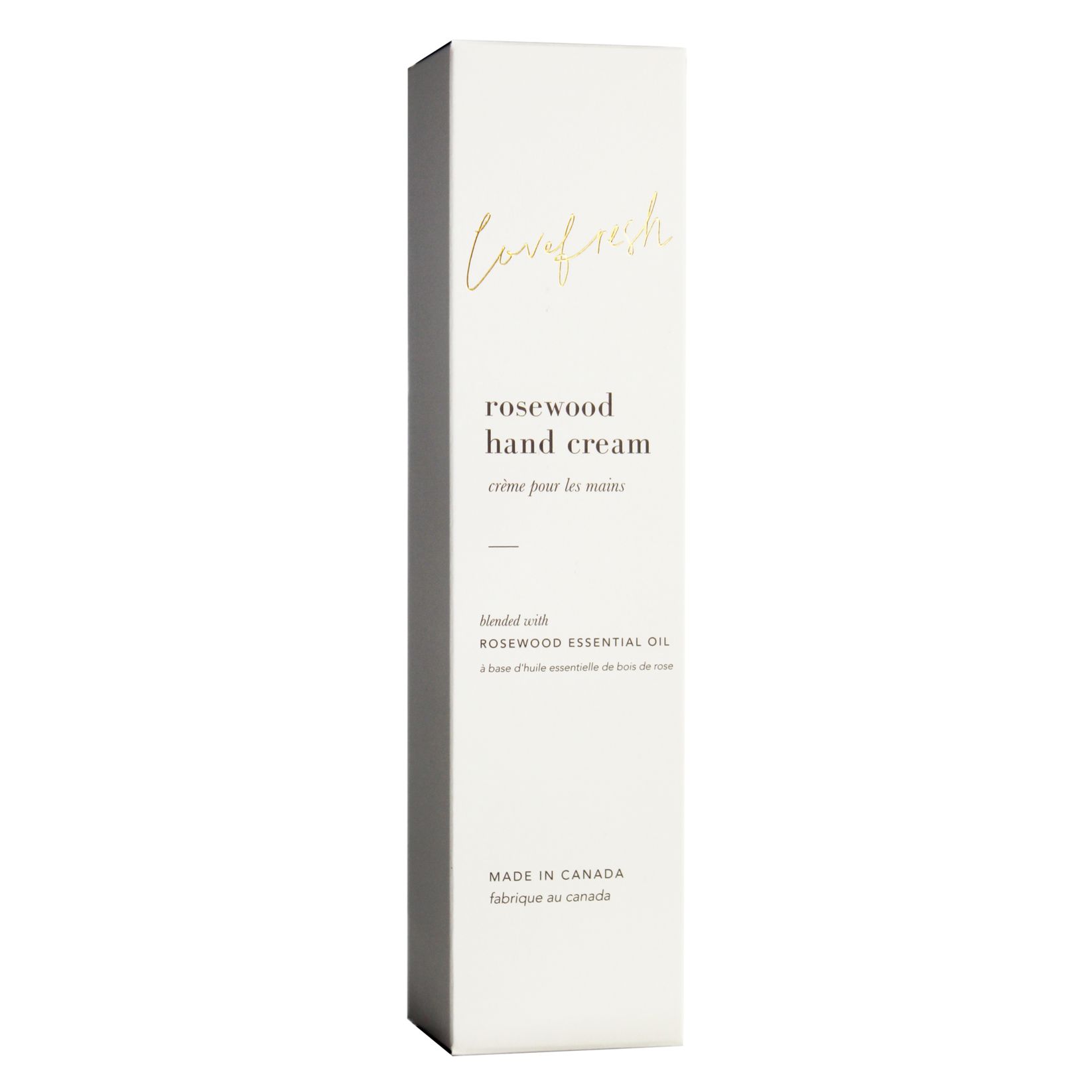 Crème pour les mains au bois de rose