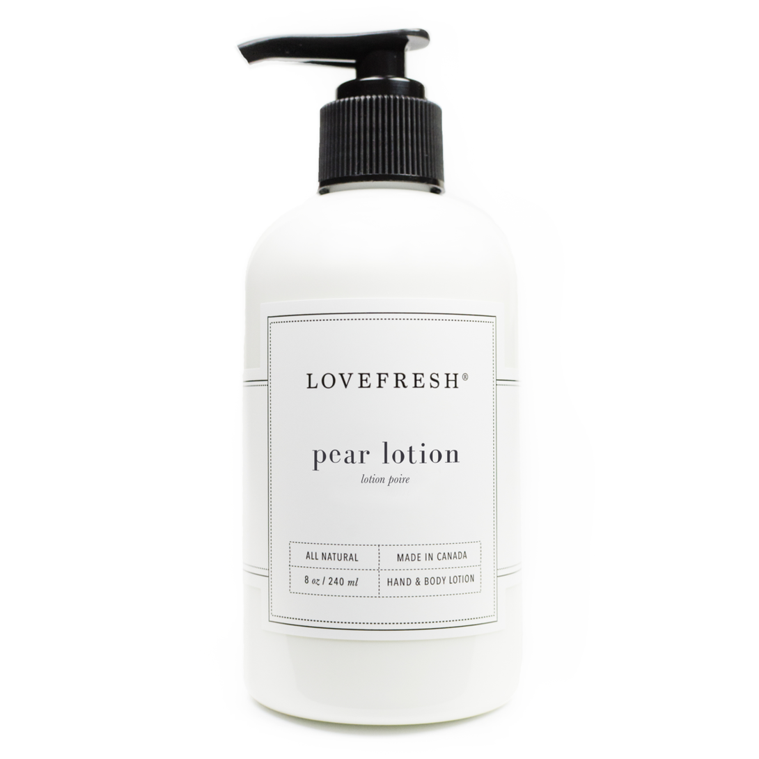Lotion à la poire