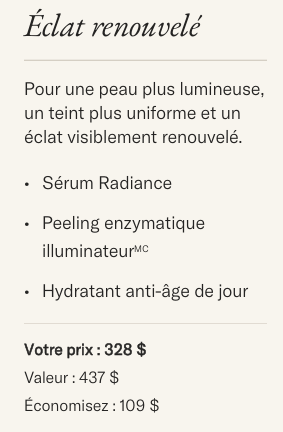 Coffret cadeau Éclat Renouveau