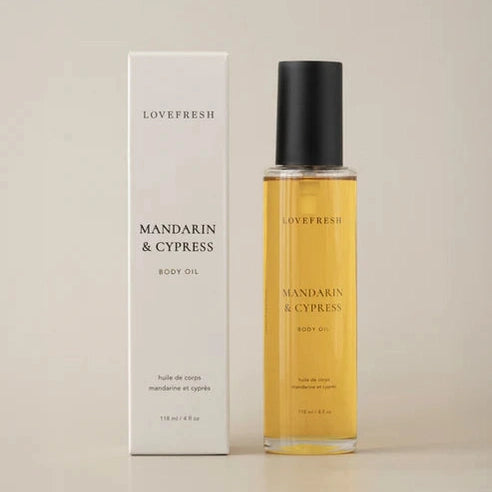 Huile corporelle Mandarine et Cyprès