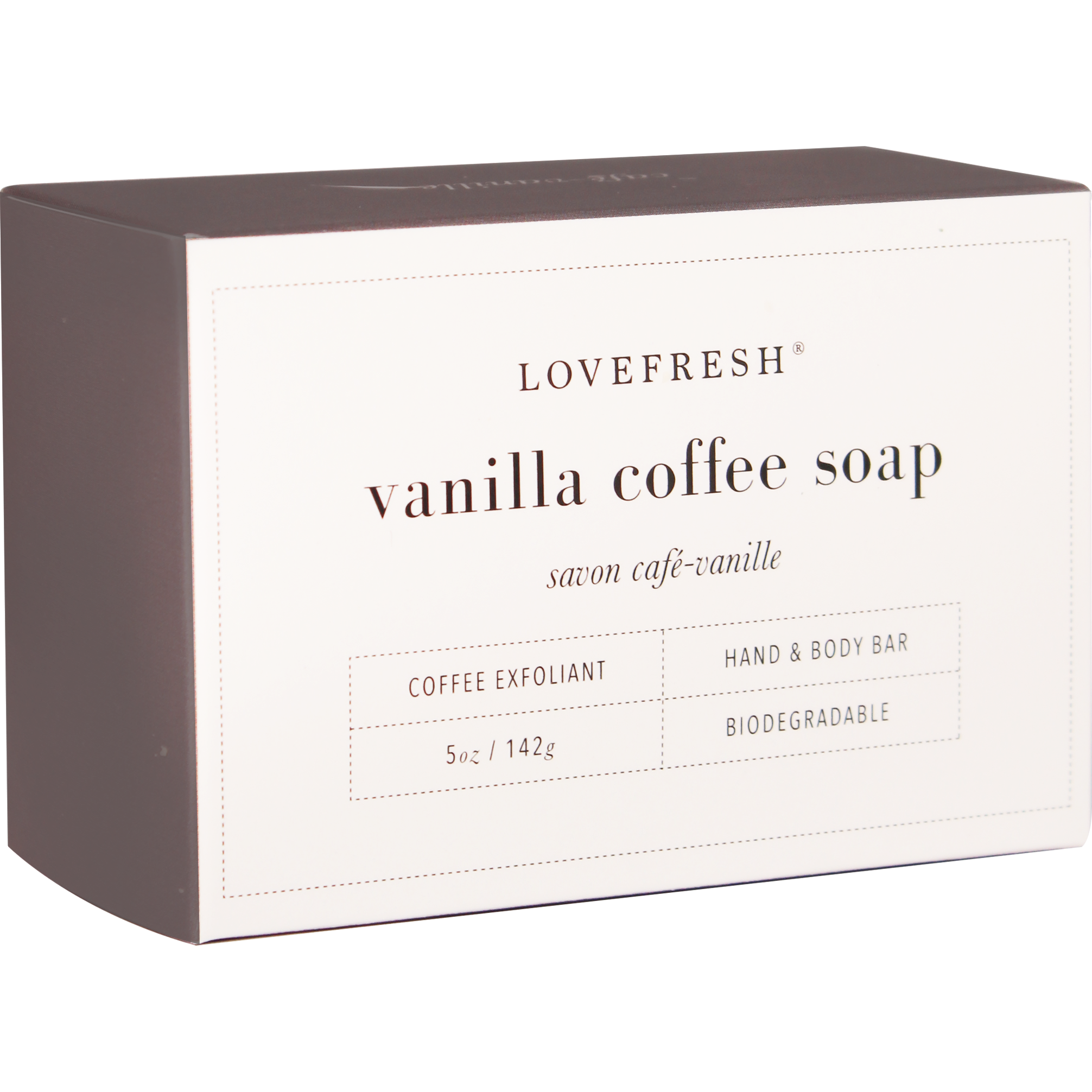 Savon au café et à la vanille