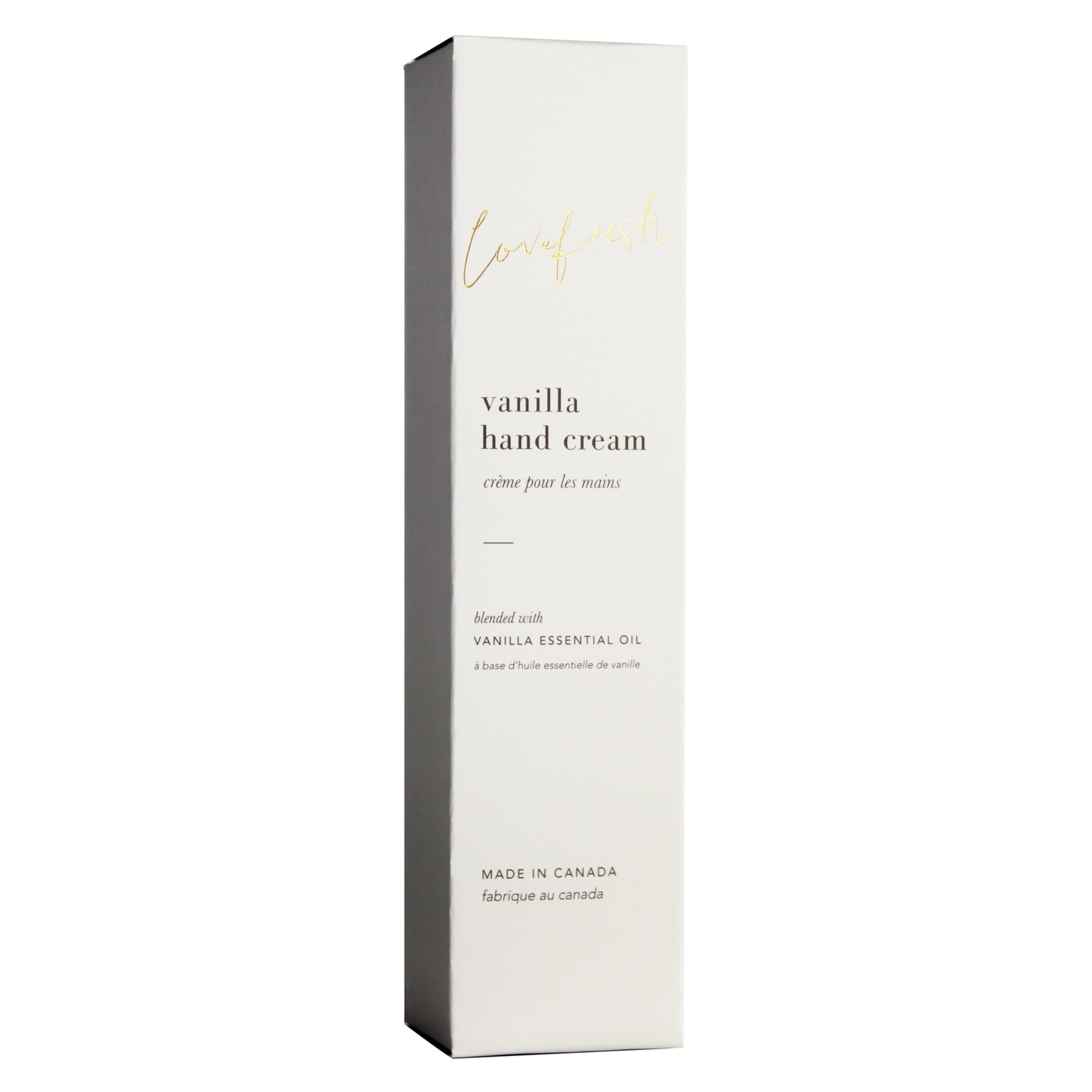 Crème pour les mains à la vanille