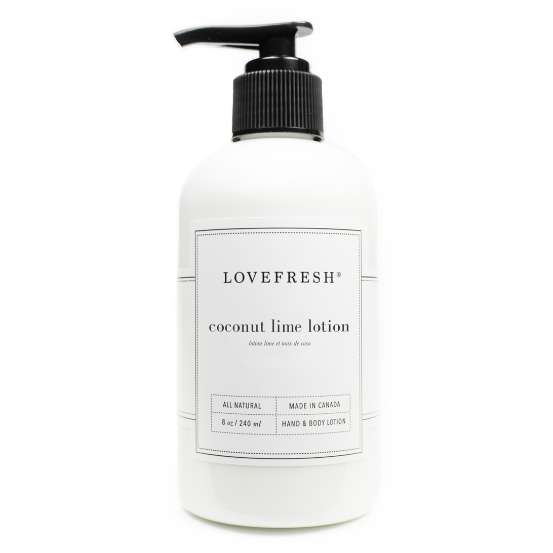 Lotion à la noix de coco et au citron vert