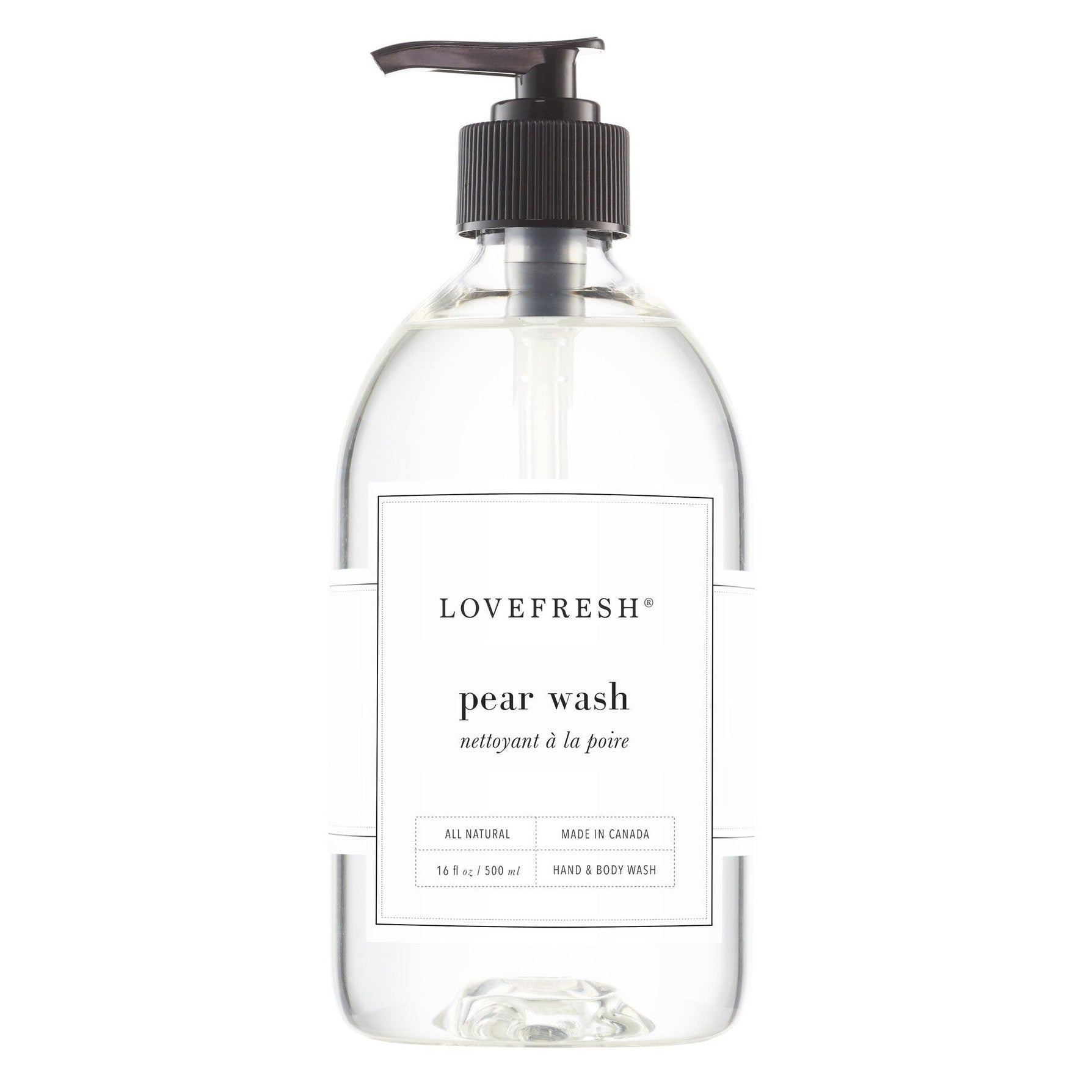 Lavage de poire