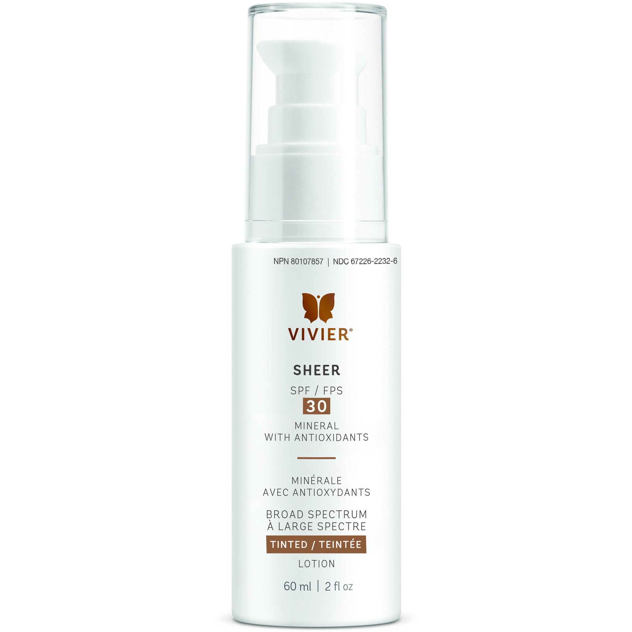 Crème solaire minérale teintée, FPS 30